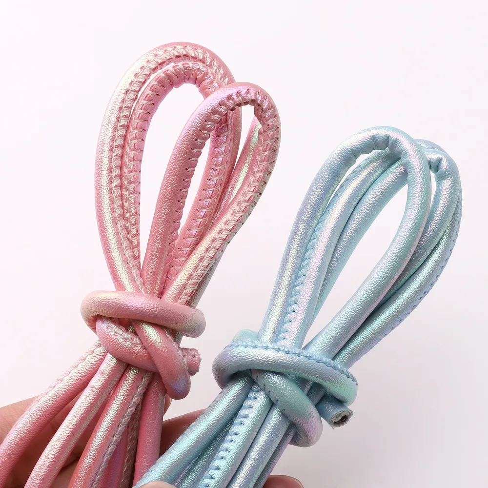 Cordon cuir PU coloré 6 mm 100 cm pour loisirs créatifs