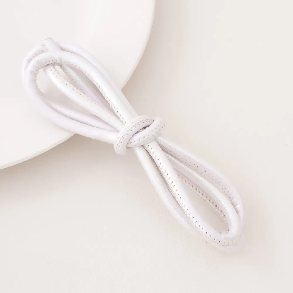 Cordon cuir PU rond 6 mm 100 cm pour bijoux