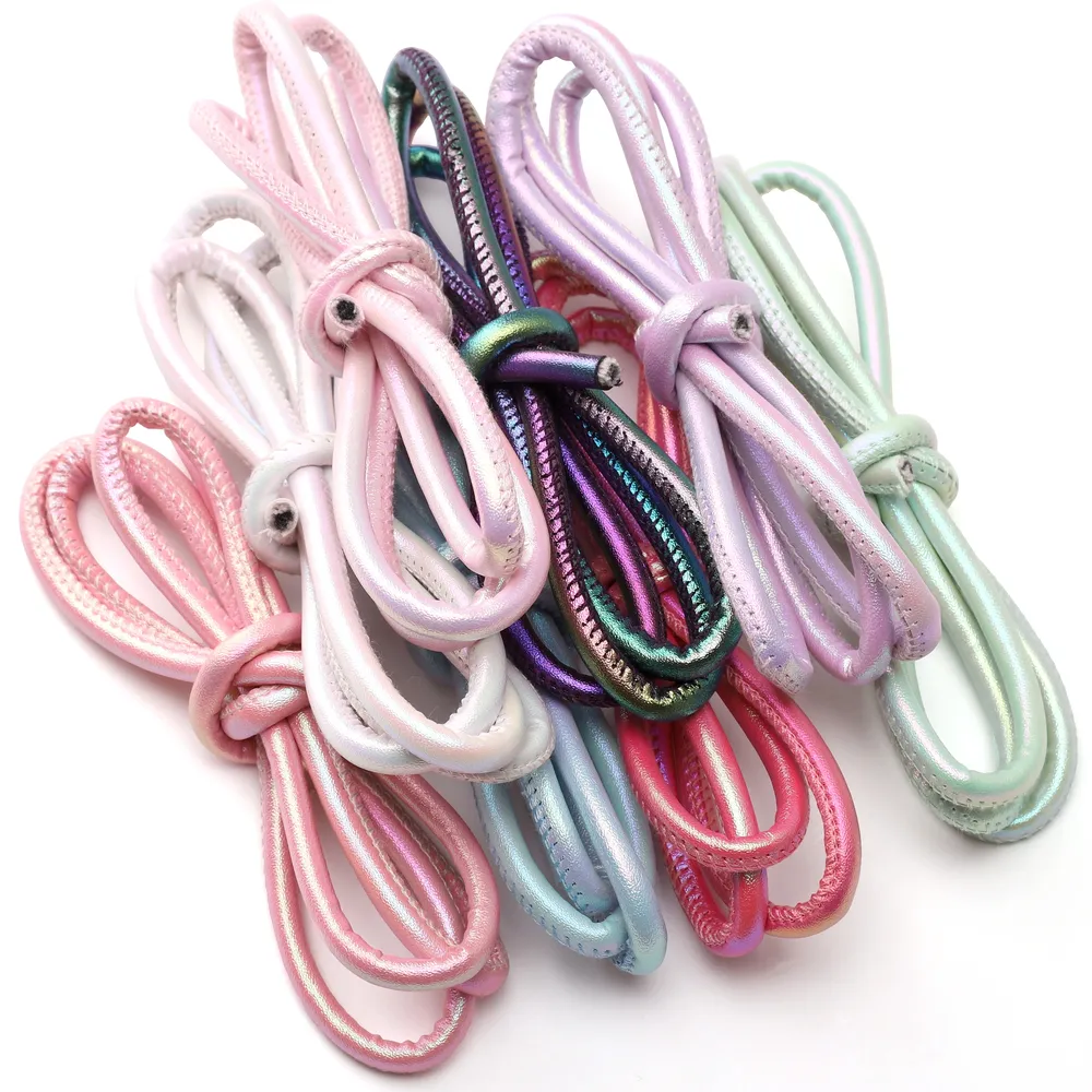Cordon cuir PU rond 6 mm 100 cm pour bijoux