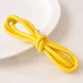 Cordon cuir PU rond 6 mm 100 cm pour bijoux – Color Marron (16)