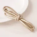 Cordon cuir PU rond 6 mm 100 cm pour bijoux – Color Rose (06)