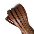 Cordon cuir PU tressé 10 mm 2 m pour sacs – Couleur coffee