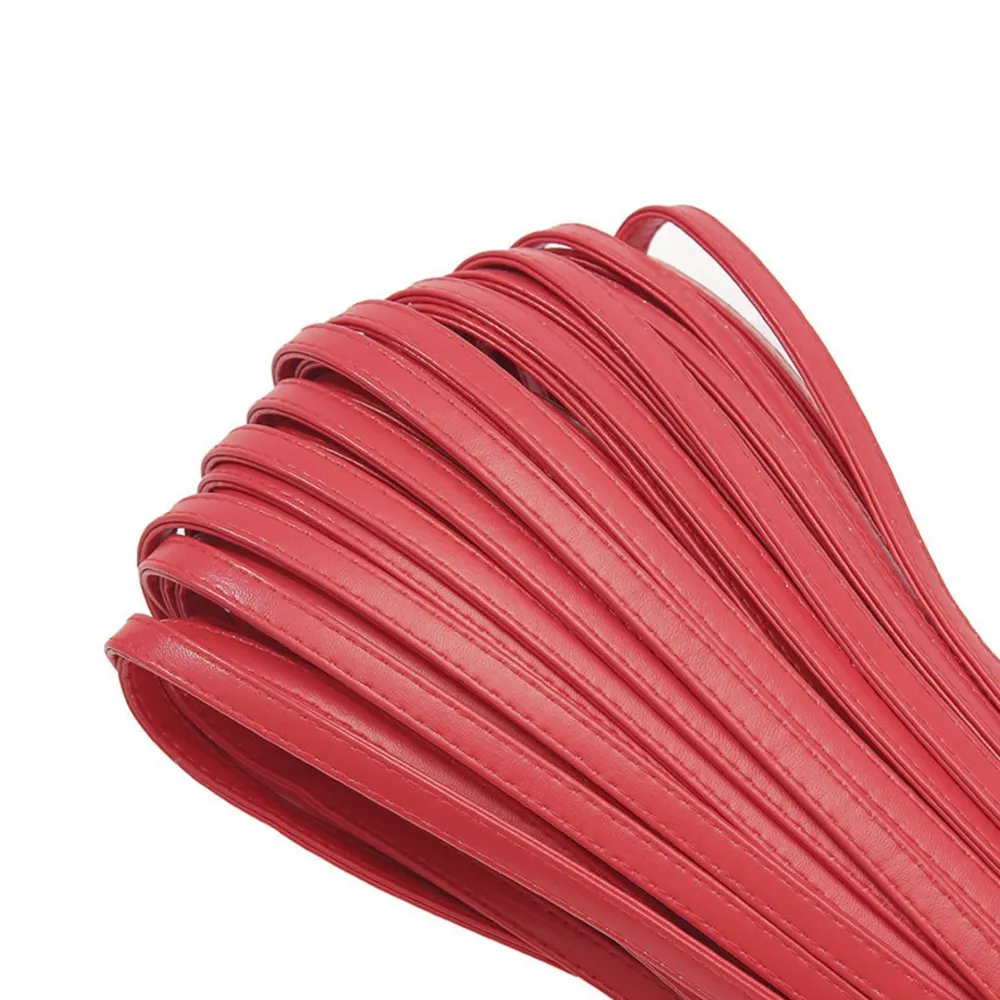 Cordon cuir PU tressé 10 mm 2 m pour sacs