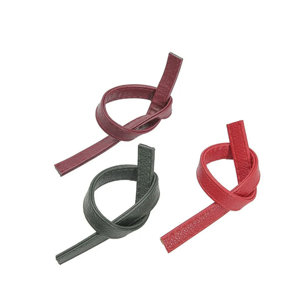 Cordon cuir PU tressé 10 mm 2 m pour sacs