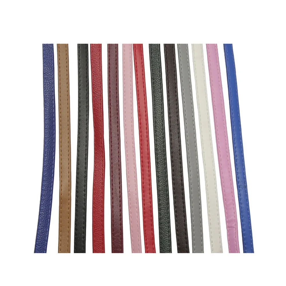 Cordon cuir PU tressé 10 mm 2 m pour sacs