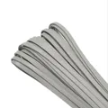 Cordon cuir PU tressé 10 mm 2 m pour sacs – Couleur gray