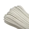 Cordon cuir PU tressé 10 mm 2 m pour sacs – Couleur white