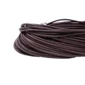 Cordon cuir PU tressé 3 à 12 mm 2 à 5 m – Couleur brown