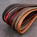 Cordon cuir tressé 8 à 12 mm 1 m pour bijoux – 1