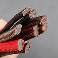 Cordon cuir tressé 8 à 12 mm 1 m pour bijoux – 3