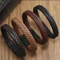 Cordon cuir tressé 8 à 12 mm 1 m pour bijoux – 5