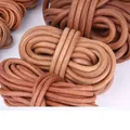 Cordon cuir véritable rond 1 à 8 mm 2 m – 4