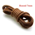 Cordon cuir véritable rond 1 à 8 mm 2 m – Couleur round 7mm