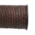 Cordon cuir véritable tressé 3 mm 1 yard – 5