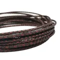Cordon cuir véritable tressé 3 mm 1 yard – 6