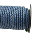 Cordon cuir véritable tressé 3 mm 1 yard – Color Distressed Blue