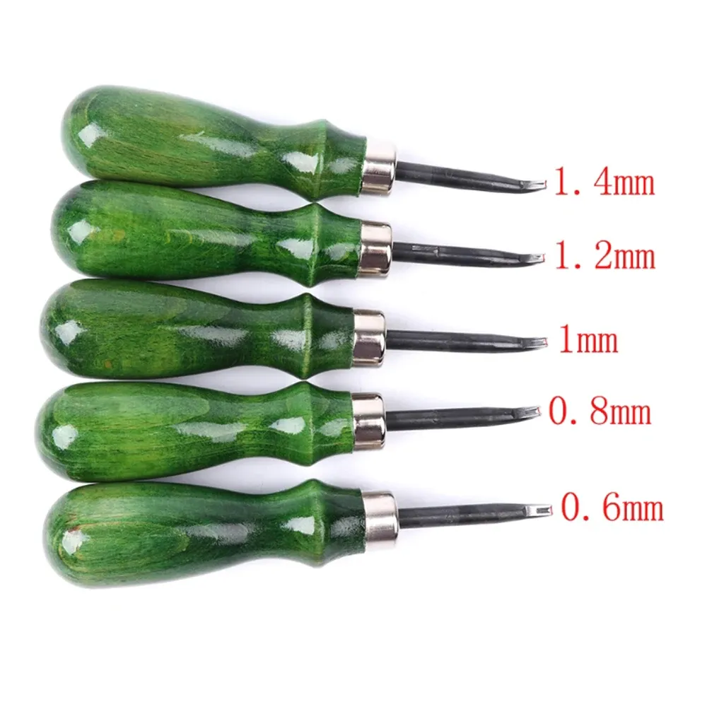 Coupe-bordure acier poignée verte 0,6 à 1,4 mm