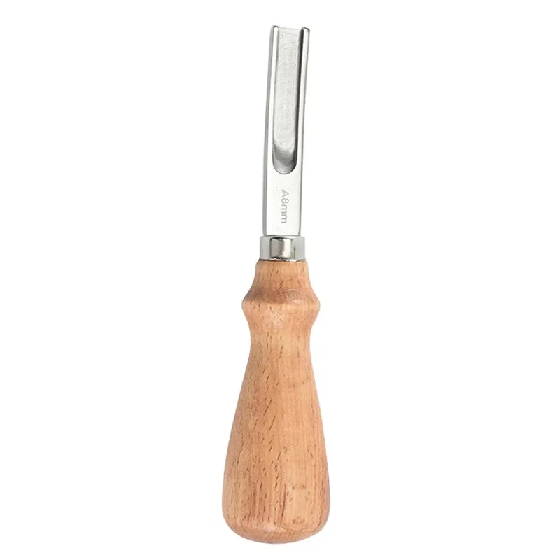 Couteau chanfreiner cuir 4 à 8 mm