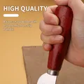 Couteau découpe cuir manche bois – 6