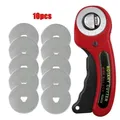 Couteau lame circulaire cuir 45 mm – Couleur Cutter with 10 blade