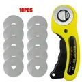 Couteau lame circulaire cuir 45 mm – Couleur Cutter with 10 blade