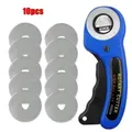 Couteau lame circulaire cuir 45 mm – Couleur Cutter with 10 blade
