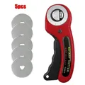 Couteau lame circulaire cuir 45 mm – Couleur Cutter with 5 blades