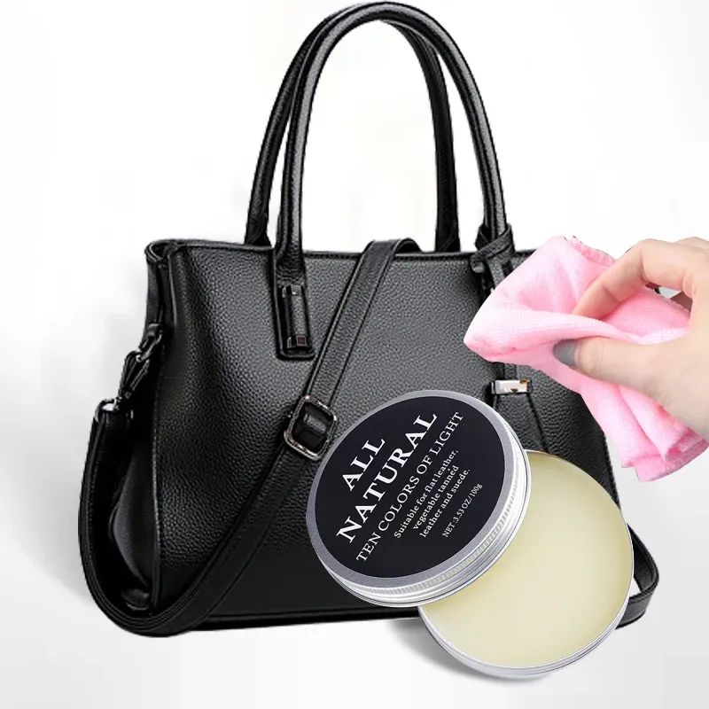 Crème cuir 30 à 100 g huile de vison pour chaussures et sacs