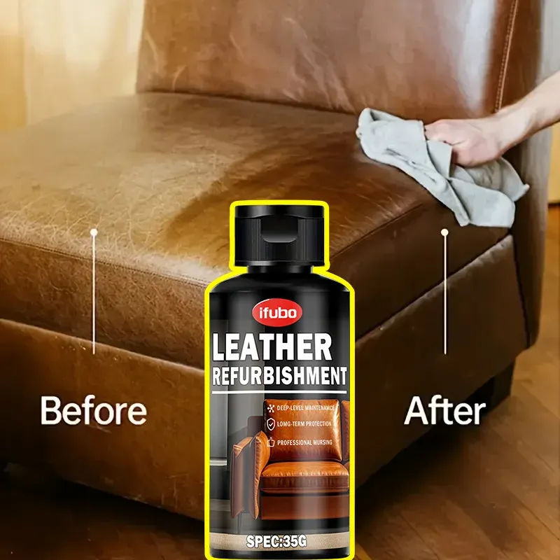 Crème rénovation cuir 35 g PU pour sièges auto et canapés