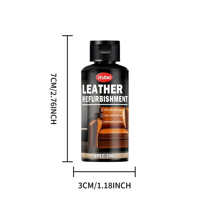 Crème rénovation cuir 35 g PU pour sièges auto et canapés