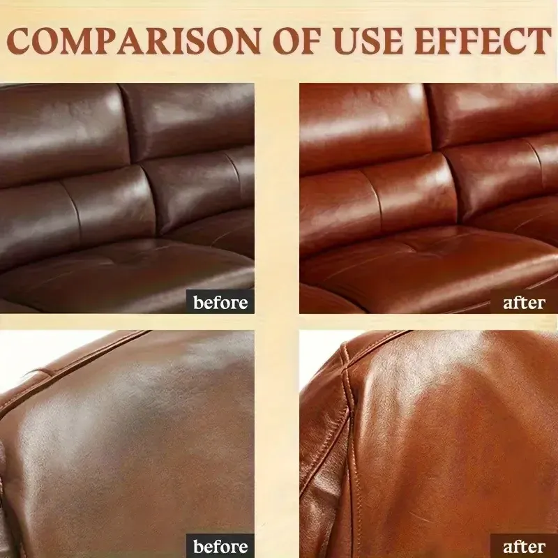 Crème rénovation cuir 35 g PU pour sièges auto et canapés