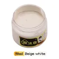 Crème réparation cuir 50 ml pour canapés et sièges – Couleur Bige blanc
