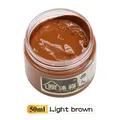 Crème réparation cuir 50 ml pour canapés et sièges – Couleur Brun clair