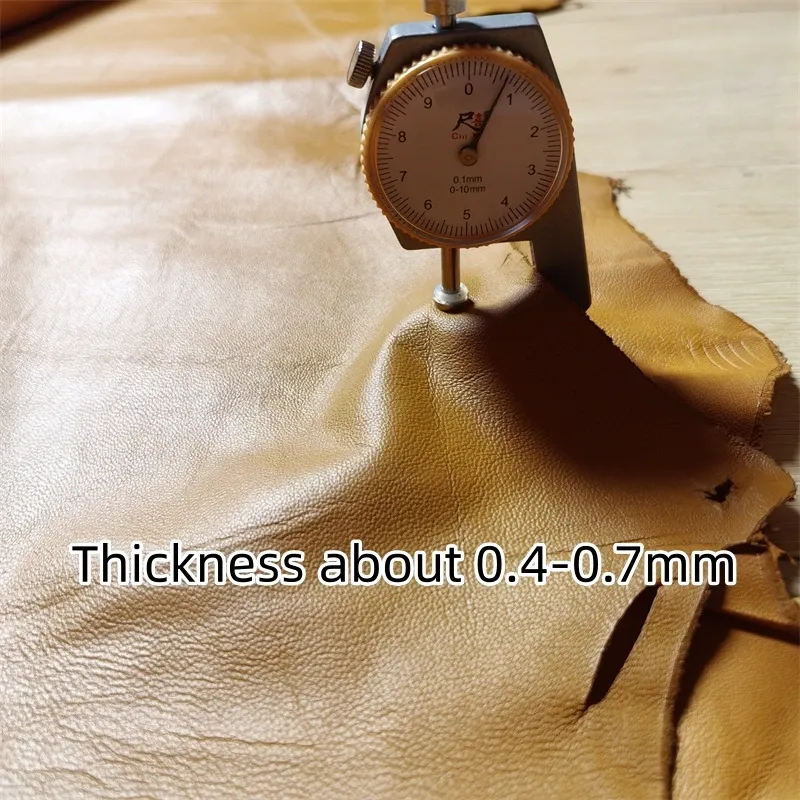 Cuir de mouton véritable 0,4 à 0,6 mm pour vêtement