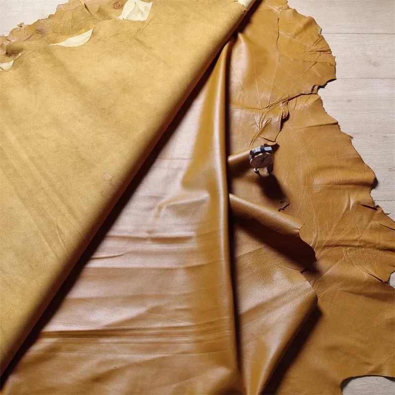 Cuir de mouton véritable 0,4 à 0,6 mm pour vêtement