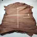 Cuir de mouton véritable 1 mm pour vêtement – Couleur Brun (2)