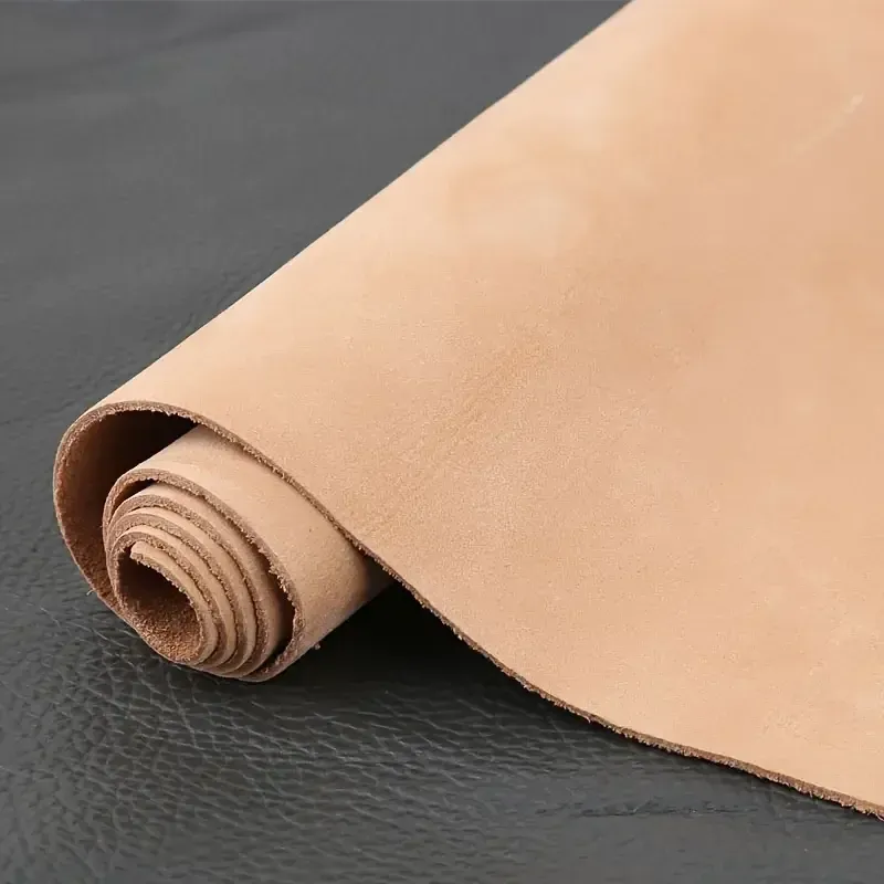 Cuir de vache souple 1,5 mm non teint pour travaux manuels