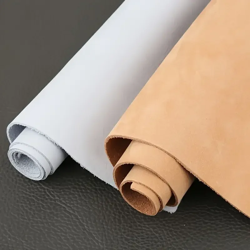 Cuir de vache souple 1,5 mm non teint pour travaux manuels