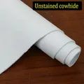 Cuir de vachette brut mat 20 à 60 cm – Couleur BLANC