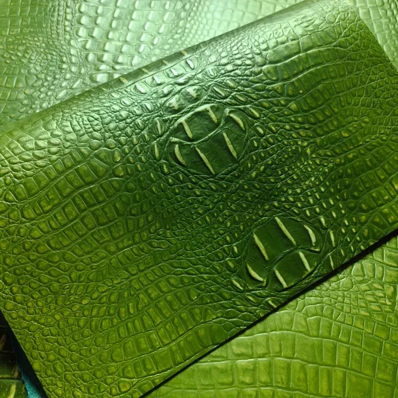 Cuir de vachette motif crocodile 1,5 mm