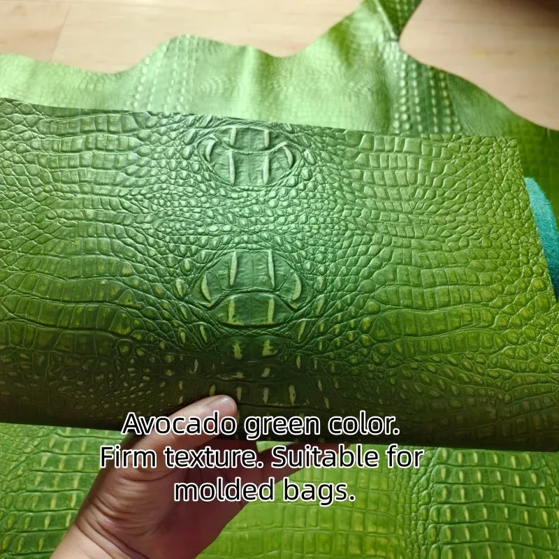 Cuir de vachette motif crocodile 1,5 mm