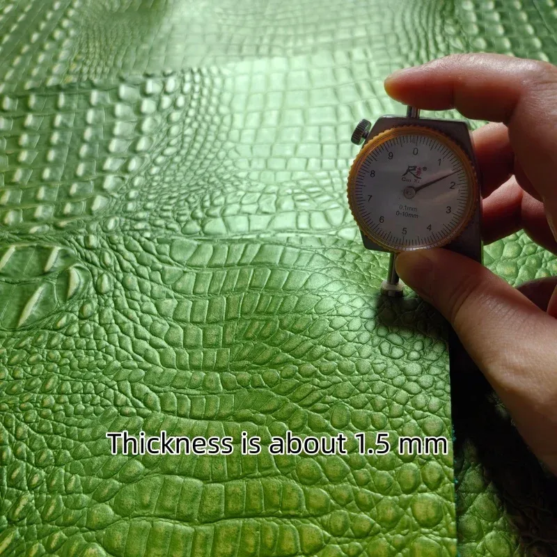 Cuir de vachette motif crocodile 1,5 mm