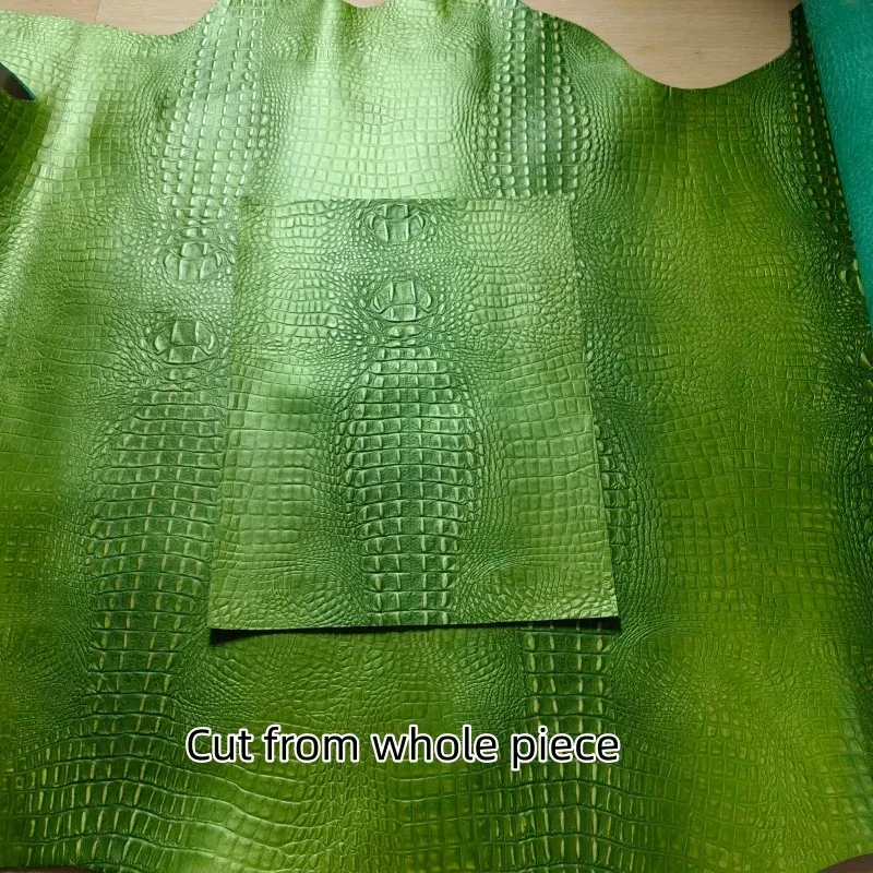Cuir de vachette motif crocodile 1,5 mm