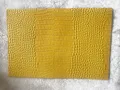 Cuir de vachette motif crocodile 20x30 cm – Couleur EY15
