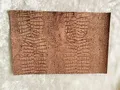 Cuir de vachette motif crocodile 20x30 cm – Couleur EY20