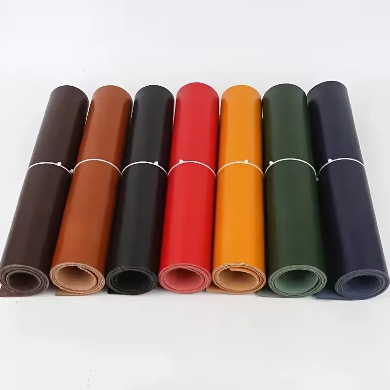Cuir de vachette rigide tanné végétal 10 à 38 cm