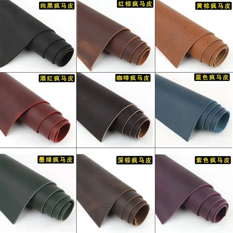 Cuir de vachette souple motif goutte 1,8-2,0 mm
