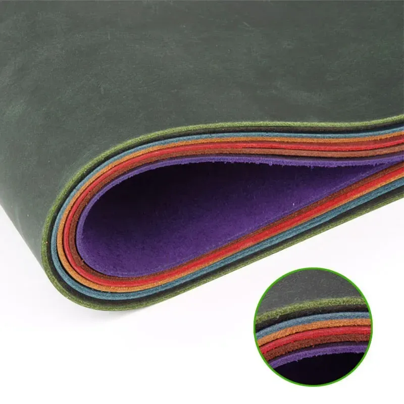Cuir de vachette souple motif goutte 1,8-2,0 mm