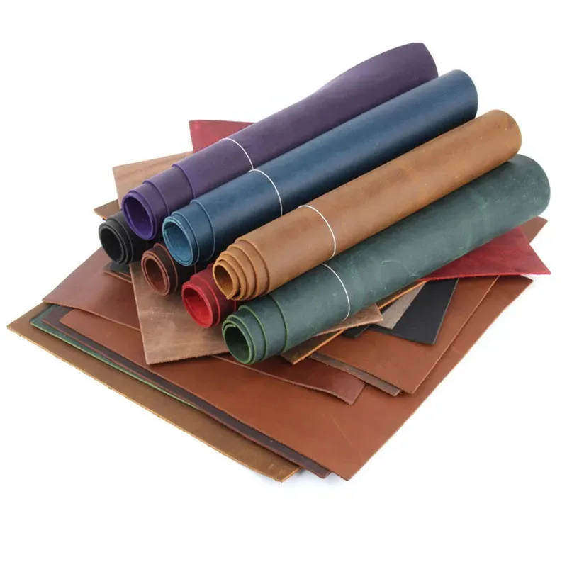 Cuir de vachette souple motif goutte 1,8-2,0 mm