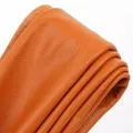 Cuir de vachette souple orange 20 à 60 cm – 5